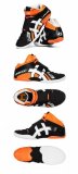 UNIHOC brankářské boty U3 Goalie Neon Orange/Black JR 1