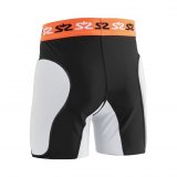 SALMING E-Series Protective Shorts White/Orange 1