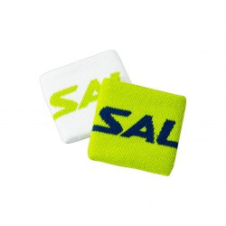 SALMING Wristband Short 2-pack Green/White