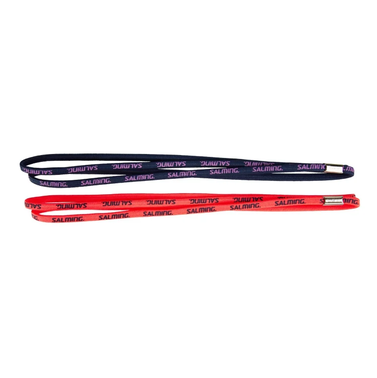 SALMING Twin Hairband 2 pack Coral/Navy