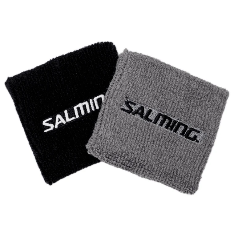 SALMING Wristband Short 2 pack Black/Grey