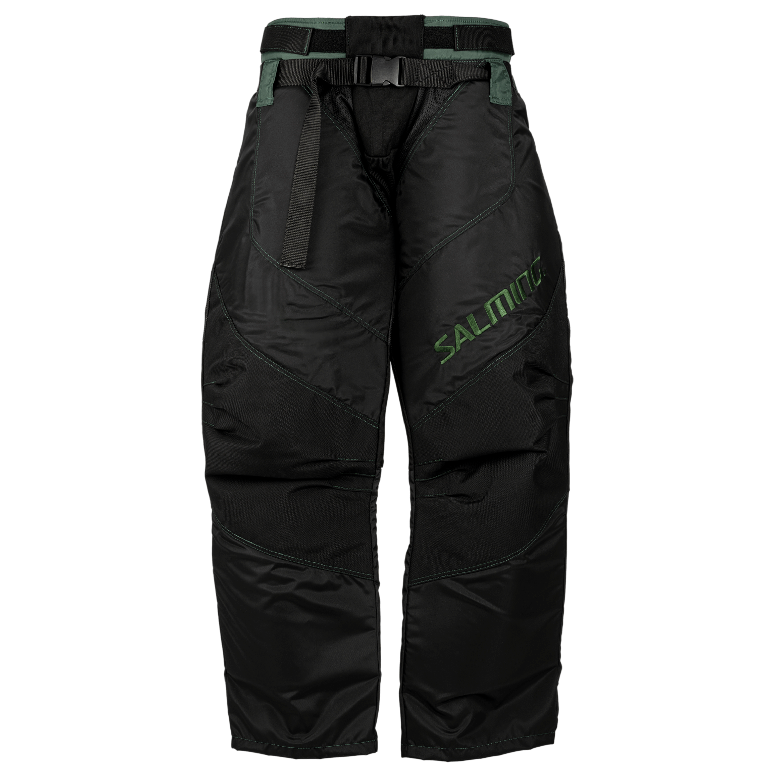 SALMING Goalie Legend Pants 2.0 Black/Camping Green